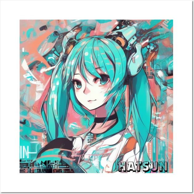 Hatsune Miku Wall Art by Prossori